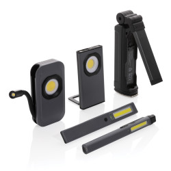 Lampe publicitaire stylo rechargeable par USB en plastique recyclé RCS Gear X