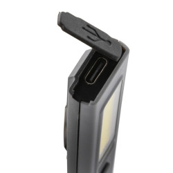 Lampe publicitaire d'inspection USB rechargeable en plastique recyclé RCS Gear X