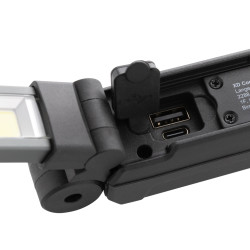 Lampe publicitaire de travail XL USB rechargeable en plastique recyclé RCS Gear X