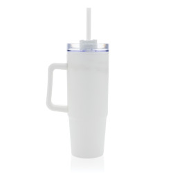 Mug publicitaire 900ml avec poignée en plastique recyclé RCS Tana