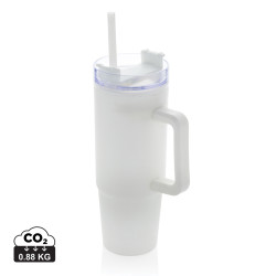 Mug publicitaire 900ml avec poignée en plastique recyclé RCS Tana