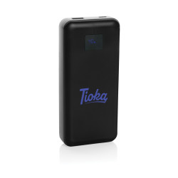 Super Powerbank publicitaire 20.000mAh et 65W en plastique recyclé RCS Gridley