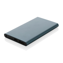 Powerbank publicitaire 4000mAh en plastique recyclé/aluminium RCS