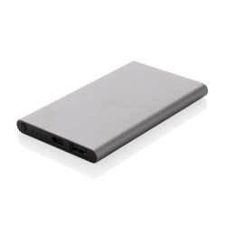 Powerbank publicitaire 4000mAh en plastique recyclé/aluminium RCS