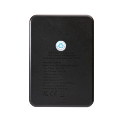 Powerbank publicitaire magnétique 5000mAh en plastique recyclé RCS Magnetix