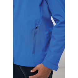 Veste publicitaire homme soft shell en polyester recyclé Iqoniq Makalu