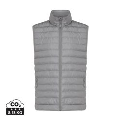 Bodywarmer publicitaire homme en polyester recyclé Iqoniq Meru