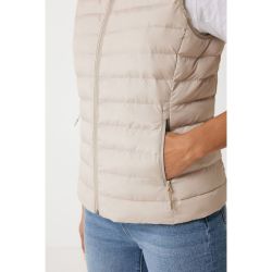 Bodywarmer publicitaire femme en polyester recyclé Iqoniq Meru