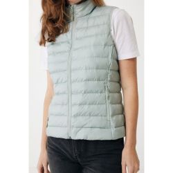 Bodywarmer publicitaire femme en polyester recyclé Iqoniq Meru