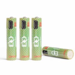 Set publicitaire de 4 piles AAA rechargeables