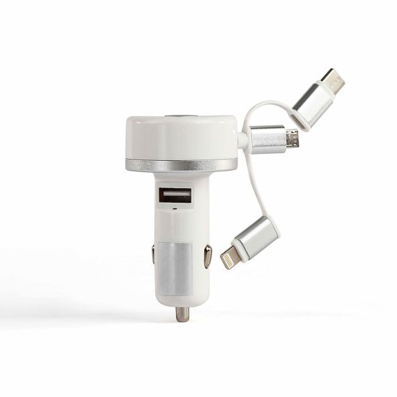 Adaptateur publicitaire allume-cigare 3 connecteurs Adaptateur publicitaire allume-cigare 3 connecteurs