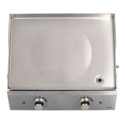 Plancha publicitaire inox 2 thermostats