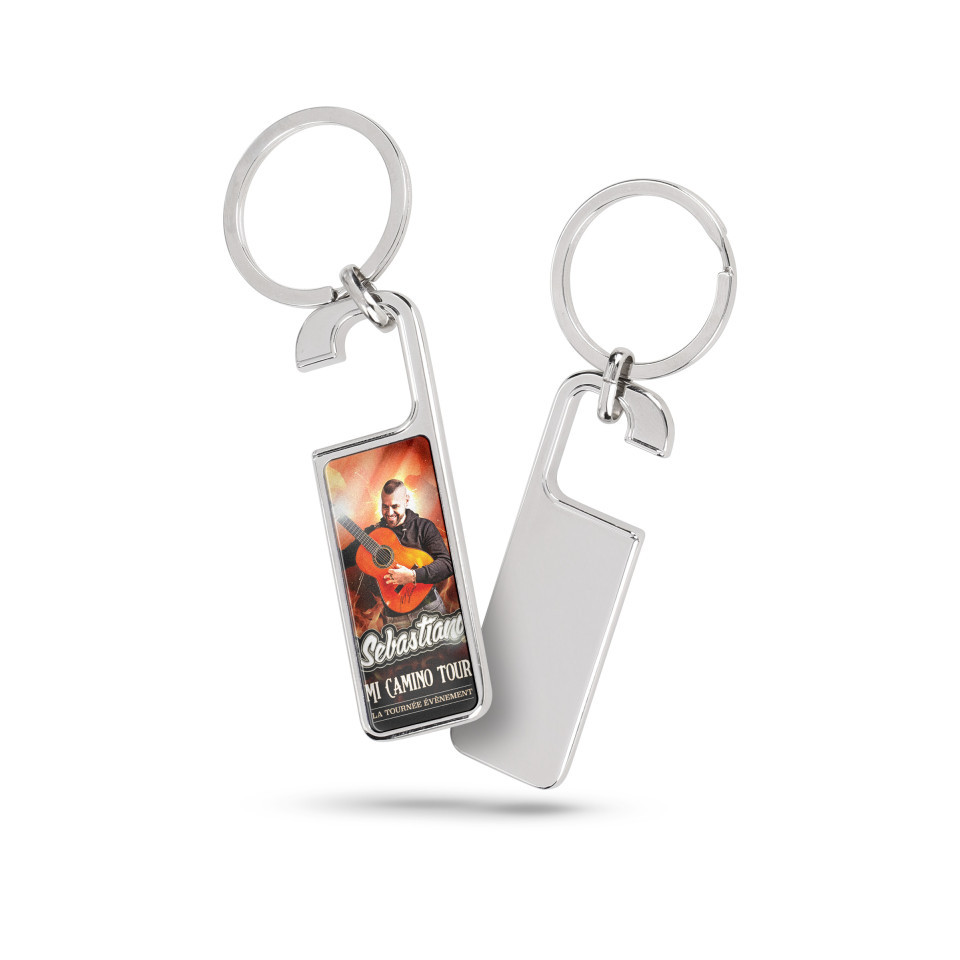 Porte-clés zamac support de téléphone personnalisé