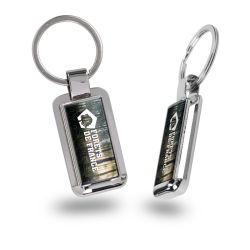 Porte-clés en zamac personnalisé pour poche de sac 