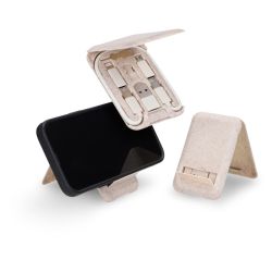 Kit de chargement USB personnalisé en paille de blé