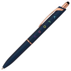 Stylo publicitaire à bille et stylet Goldstar® Iris Rose Gold