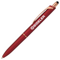 Stylo publicitaire à bille et stylet Goldstar® Iris Rose Gold