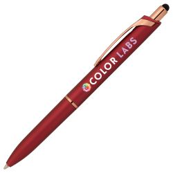 Stylo publicitaire à bille et stylet Goldstar® Iris Rose Gold