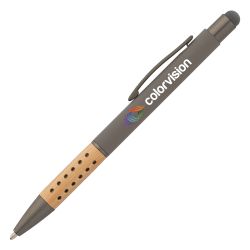 Stylo à bille stylet personnalisé Goldstar® Express Bowie Bamboo Grip