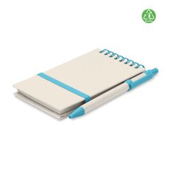 Carnet à spirale et stylo recyclés personnalisé Express A6 Mito