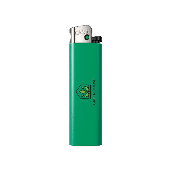 Briquet Cricket Eco personnalisé fabriqué en Europe recyclé