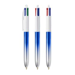 Stylo BIC 4 couleurs personnalisé fabriqué en France SHINE BICOLOR