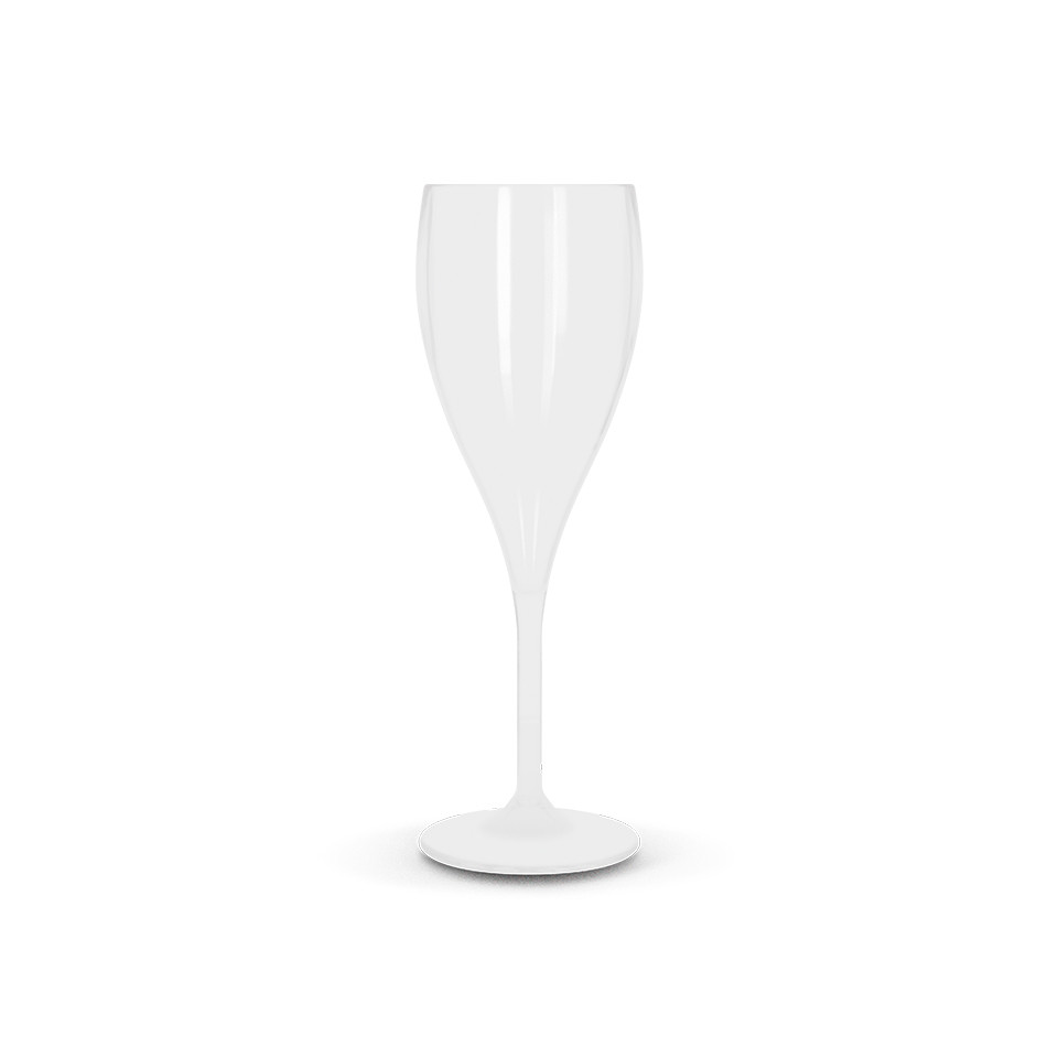 Flute à champagne personnalisée en tritan incassable 16 cl design très stable fabriqué en France
