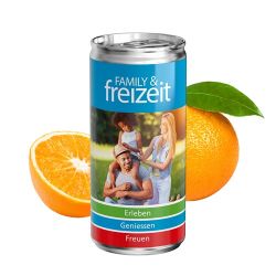 canette personnalisée aluminium 100 % recyclable Fabriqué en Europe 250 ml jus de fruits