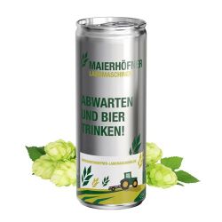 Canette personnalisable aluminium bière 100 % recyclable 250 ml Fabriqué en Europe