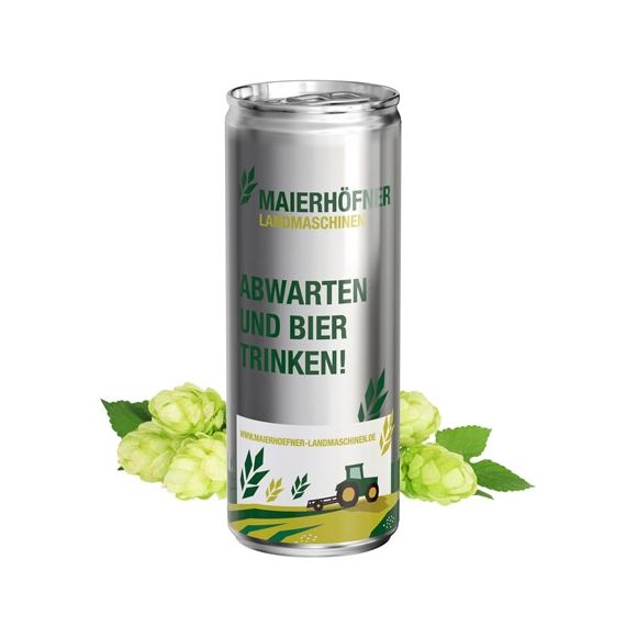 Canette personnalisable aluminium bière 100 % recyclable 250 ml Fabriqué en Europe