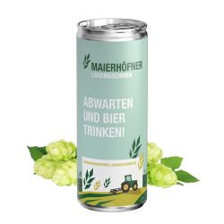 Canette personnalisable aluminium bière 100 % recyclable 250 ml Fabriqué en Europe