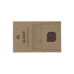 Porte cartes personnalisé RFID 1 à 6 cartes de crédit aspect bois OGON Slider