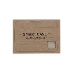 Porte cartes personnalisé RFID Aluminium imprimé aspect bois OGON Smart Case V2