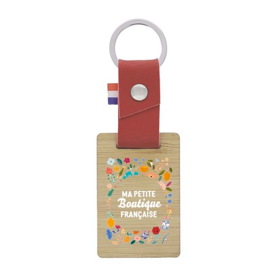 Porte-clés végétal bambou personnalisable fabriqué en France Porte-clés végétal bambou personnalisable fabriqué en France
