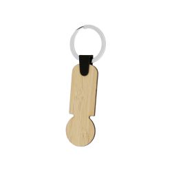 Porte-clés jeton bambou personnalisé fabriqué en France Express