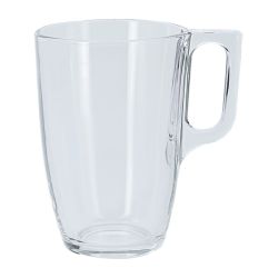 Mug publicitaire en verre trempé 40 cl fabriqué en France