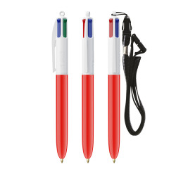 Stylo personnalisé fabriqué en France BIC 4 Couleurs