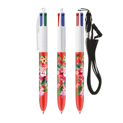 Stylo personnalisé fabriqué en France BIC 4 Couleurs