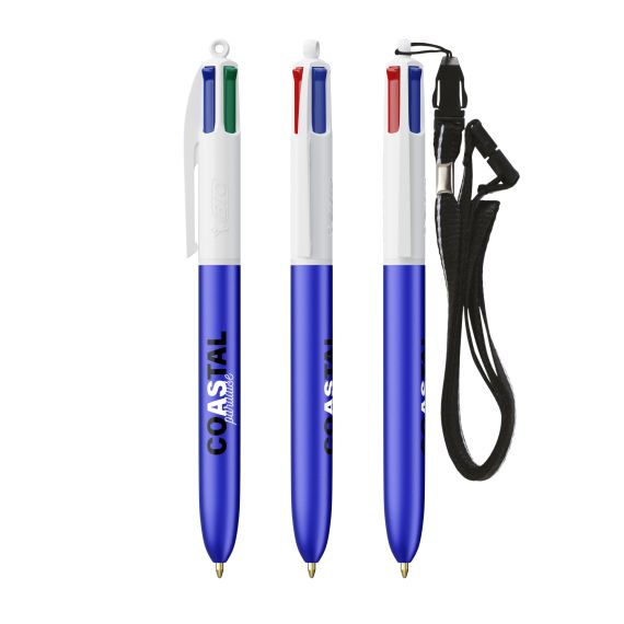 Stylo 4 couleurs publicitaire fabriqué en France BIC® Glacé