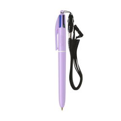 Stylo BIC 4 couleurs personnalisé fabriqué en France PASTEL