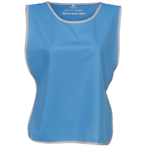 Chasuble personnalisé à bordure réfléchissante 15 coloris Chasuble personnalisé à bordure réfléchissante 15 coloris