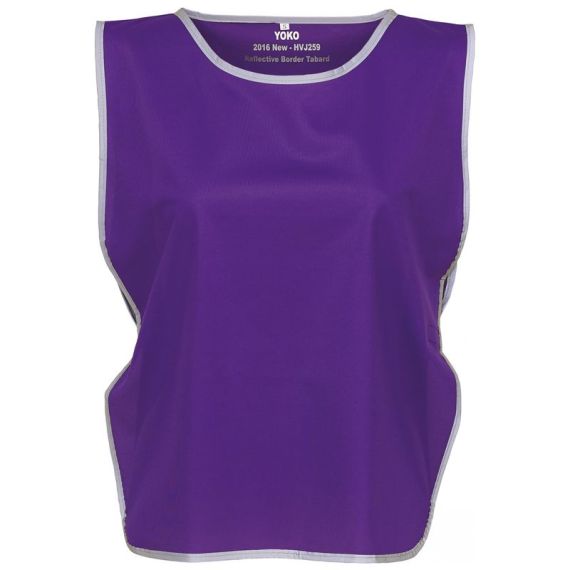 Chasuble personnalisé à bordure réfléchissante 15 coloris