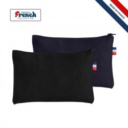 Trousse fermeture zippée personnalisée fabriquée en France