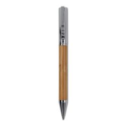 Ensemble stylo à bille et roller en métal bambou personnalisé Express