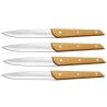Set publicitaire de 4 couteaux de table 'Alta' bambou