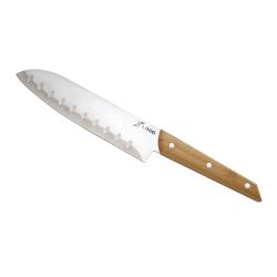 Couteau publicitaire santoku 'Alta' bambou