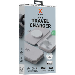 Chargeur publicitaire de voyage Xtorm XWF31 sans fil 3-en-1 pliable de 15 W