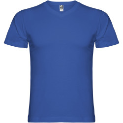 T-shirt publicitaire Samoyedo à col en V et manches courtes pour homme 155 g/m2