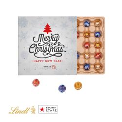 Calendrier de l’avent personnalisé Mini balls Eco lindt 