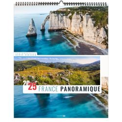 Calendrier publicitaire 13 feuillets France Panoramique grand format